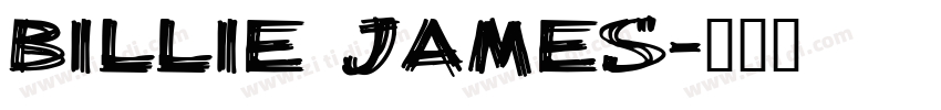 Billie James字体转换